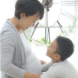 マタニティの家族写真