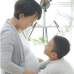 マタニティの記念写真