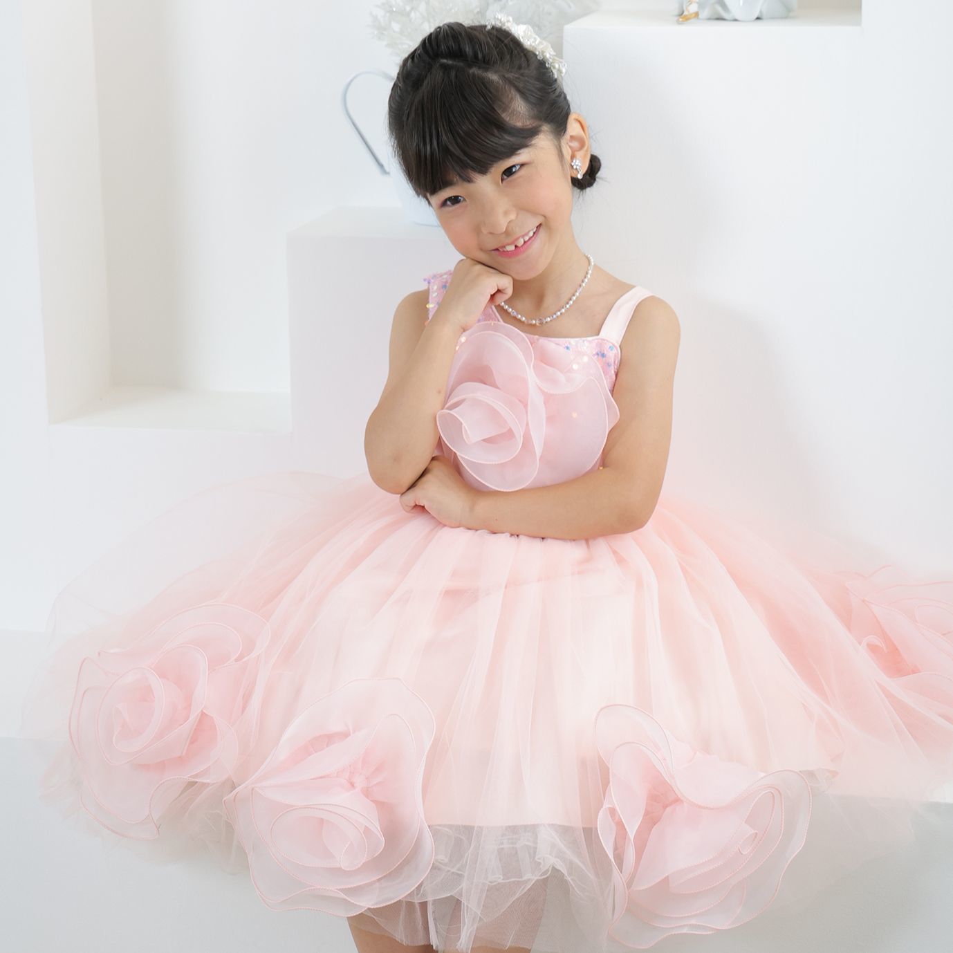 3才女の子ドレス写真